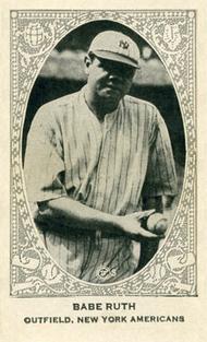 1922 W573 Strip Cards #NNO Babe Ruth Front