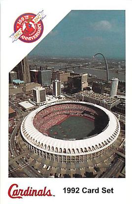 1992 St. Louis Cardinals Police #NNO Busch Stadium Front