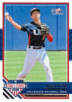 2017 Panini USA Baseball Stars & Stripes #11 Dalton Guthrie Front