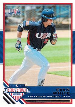 2017 Panini USA Baseball Stars & Stripes #26 Evan White Front