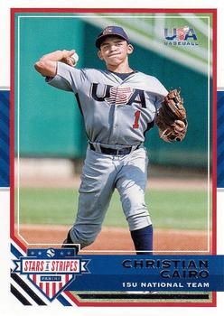 2017 Panini USA Baseball Stars & Stripes #52 Christian Cairo Front