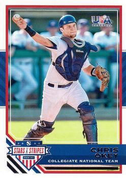 2017 Panini USA Baseball Stars & Stripes #84 Chris Okey Front