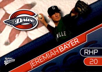 2010 MultiAd Greenville Drive #9 Jeremiah Bayer Front