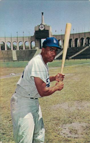 1960 Los Angeles Dodgers Postcards #NNO John Roseboro Front
