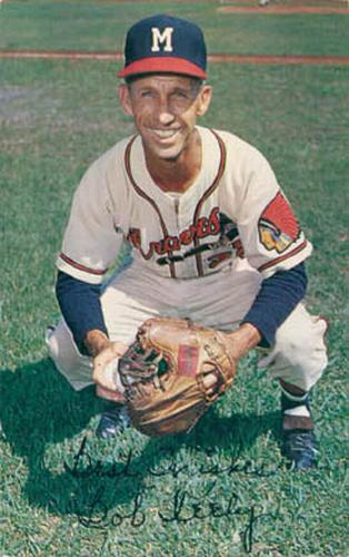 1955-60 Bill and Bob Milwaukee Braves Postcards #NNO Bob Keely Front