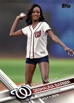 2017 Topps - First Pitch #FP-5 Deshauna Barber Front