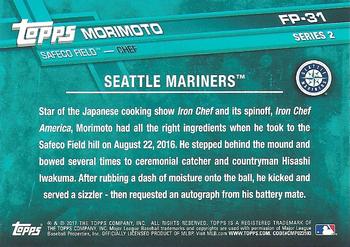 2017 Topps - First Pitch #FP-31 Morimoto Back