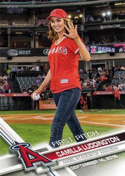 2017 Topps - First Pitch #FP-37 Camilla Luddington Front