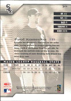 2001 Donruss Signature #30 Paul Konerko Back