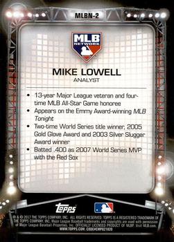 2017 Topps - MLB Network #MLBN-2 Mike Lowell Back