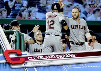2017 Topps - Rainbow Foil #122 Cleveland Indians Front