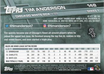 2017 Topps - Rainbow Foil #148 Tim Anderson Back