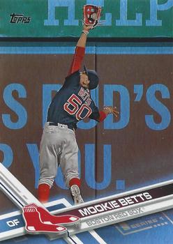 2017 Topps - Rainbow Foil #161 Mookie Betts Front