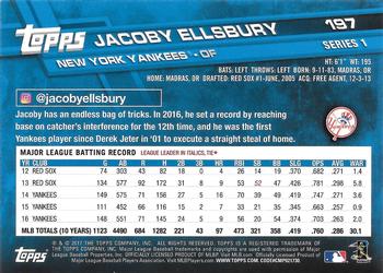 2017 Topps - Rainbow Foil #197 Jacoby Ellsbury Back