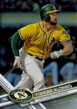 2017 Topps - Rainbow Foil #484 Yonder Alonso Front