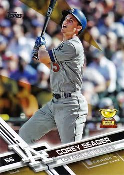 2017 Topps - Gold #5 Corey Seager Front