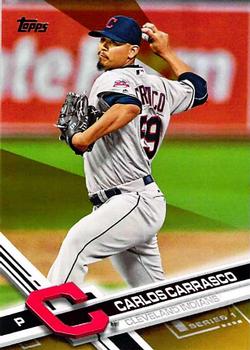 2017 Topps - Gold #31 Carlos Carrasco Front