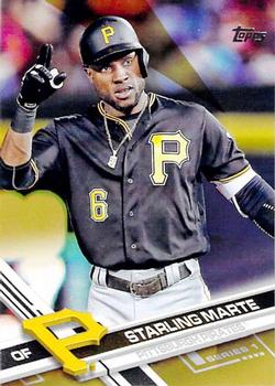 2017 Topps - Gold #58 Starling Marte Front