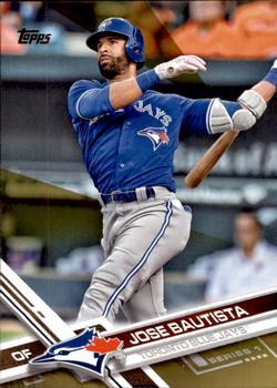 2017 Topps - Gold #60 Jose Bautista Front