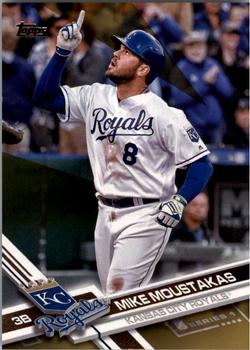 2017 Topps - Gold #63 Mike Moustakas Front