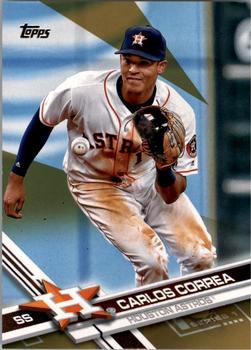2017 Topps - Gold #75 Carlos Correa Front