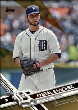 2017 Topps - Gold #83 Anibal Sanchez Front