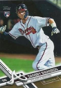 2017 Topps - Gold #87 Dansby Swanson Front