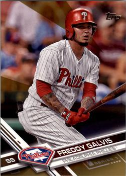 2017 Topps - Gold #88 Freddy Galvis Front