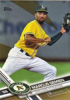 2017 Topps - Gold #97 Marcus Semien Front