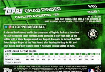 2017 Topps - Gold #146 Chad Pinder Back