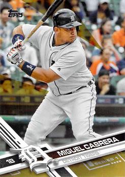 2017 Topps - Gold #150 Miguel Cabrera Front