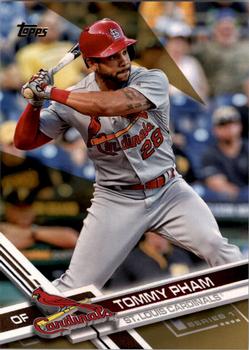 2017 Topps - Gold #158 Tommy Pham Front