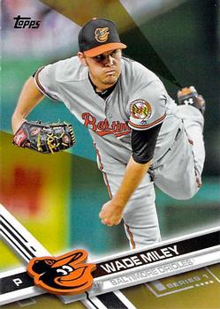 2017 Topps - Gold #183 Wade Miley Front