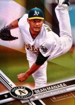 2017 Topps - Gold #187 Sean Manaea Front