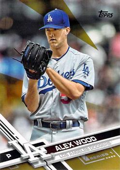 2017 Topps - Gold #213 Alex Wood Front