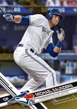 2017 Topps - Gold #218 Michael Saunders Front