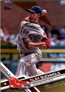 2017 Topps - Gold #267 Clay Buchholz Front
