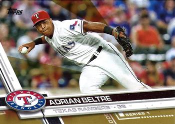 2017 Topps - Gold #280 Adrian Beltre Front