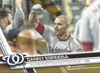 2017 Topps - Gold #327 Danny Espinosa Front