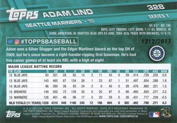 2017 Topps - Gold #328 Adam Lind Back