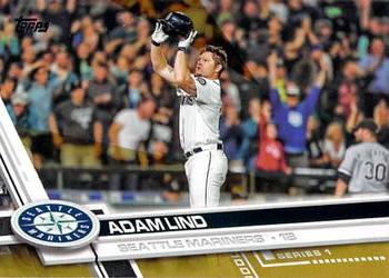 2017 Topps - Gold #328 Adam Lind Front