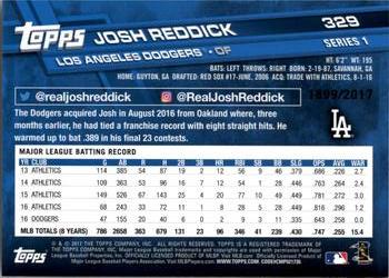 2017 Topps - Gold #329 Josh Reddick Back