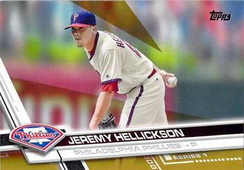 2017 Topps - Gold #348 Jeremy Hellickson Front