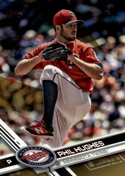 2017 Topps - Gold #379 Phil Hughes Front