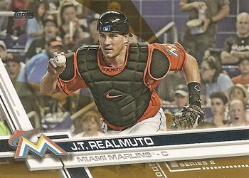2017 Topps - Gold #396 J.T. Realmuto Front