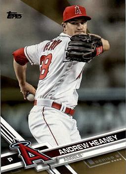2017 Topps - Gold #444 Andrew Heaney Front