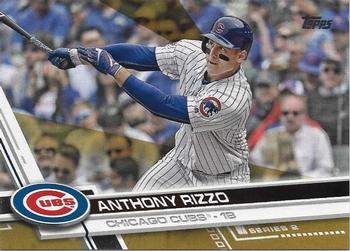 2017 Topps - Gold #500 Anthony Rizzo Front