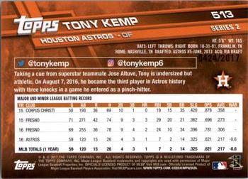 2017 Topps - Gold #513 Tony Kemp Back