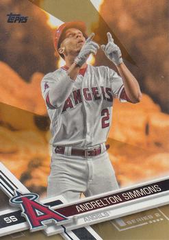 2017 Topps - Gold #520 Andrelton Simmons Front