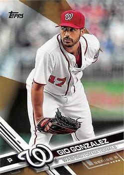 2017 Topps - Gold #527 Gio Gonzalez Front